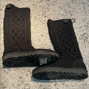 Ugg cable knit boots